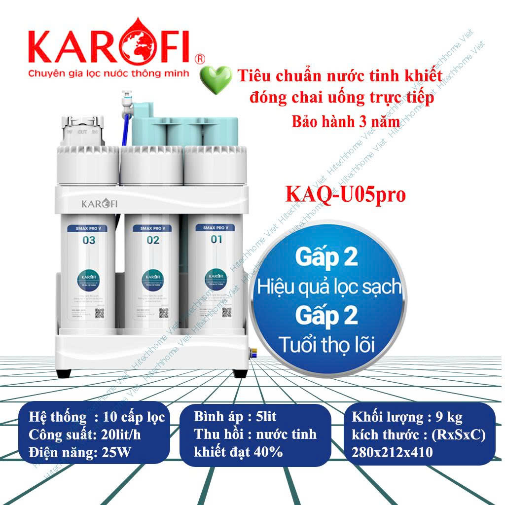 Máy lọc nước Karofi KAQ-U5pro